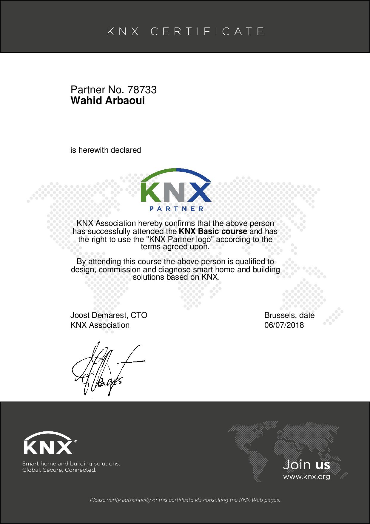 Certificat 1